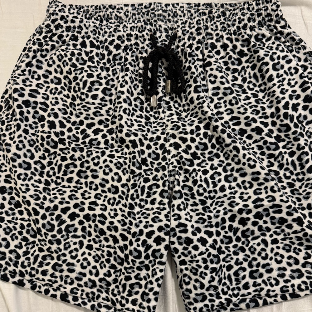 Kenny Flowers Leopard Swim Trunks